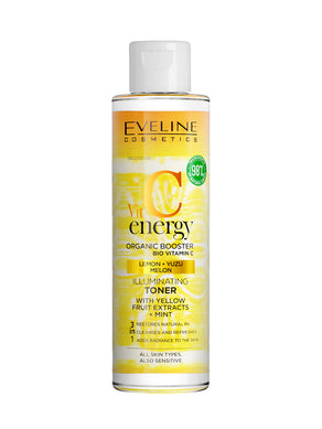 Vit C Energy Organic Booster Illuminating Toner With Yellow Fruit Extracts & Mint 3 In 1